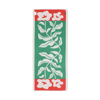 抗菌除臭幾何藝術花卉圖案浴巾