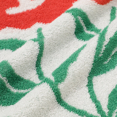 抗菌除臭幾何藝術花卉圖案浴巾