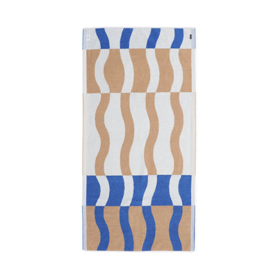 Antibacterial And Deodorizing Art Bath Towel Wave