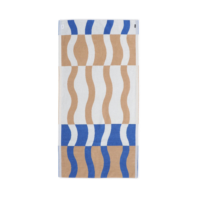 Antibacterial And Deodorizing Art Bath Towel Wave
