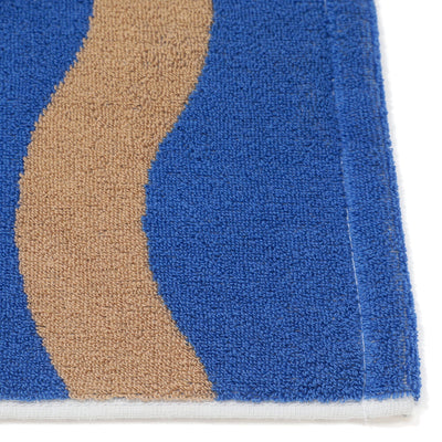 Antibacterial And Deodorizing Art Bath Towel Wave