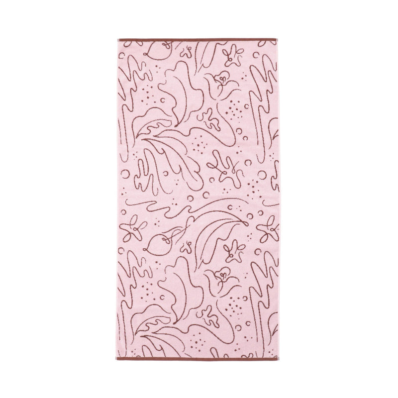 Antibacterial And Deodorizing Art Bath Towel Drawing