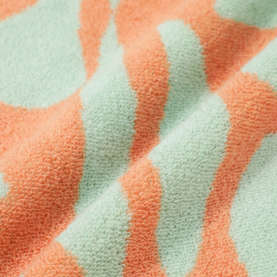 抗菌除臭幾何藝術花卉圖案洗面巾