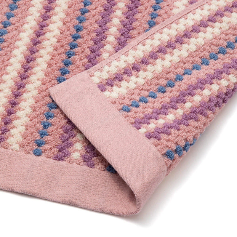 Antibacterial and Deodorizing Cozy Jacquard Bath Towel Pink