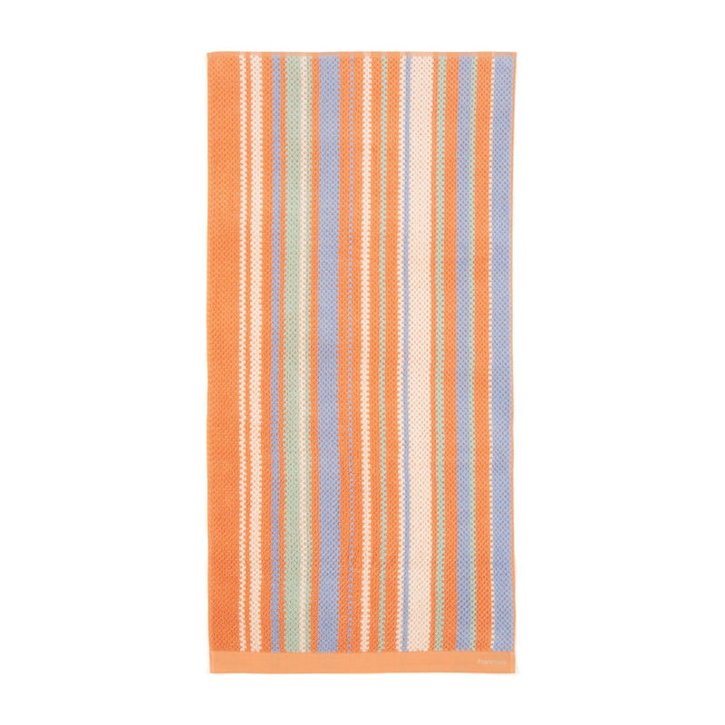 Antibacterial and Deodorizing Cozy Jacquard Bath Towel Orange
