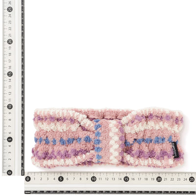 Antibacterial and Deodorizing Cozy Jacquard Hairband Pink