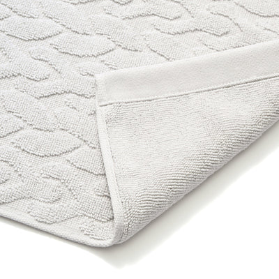 Antibacterial And Deodorizing Knit Towel Mat Gray