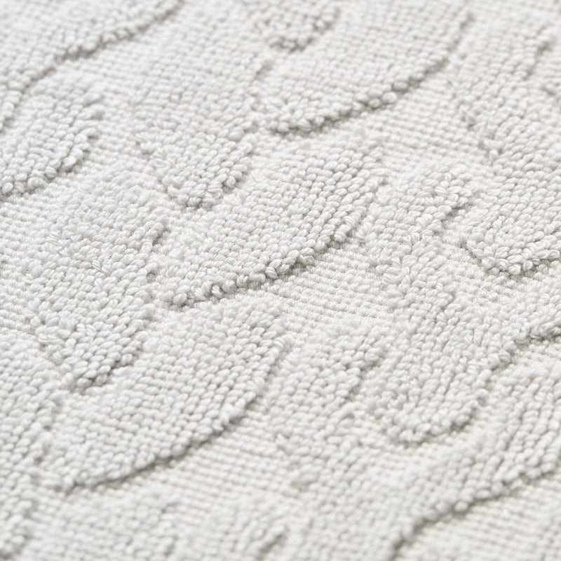 Antibacterial And Deodorizing Knit Towel Mat Gray