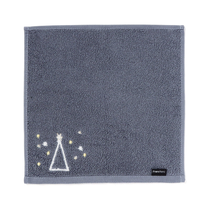 Ballot Antibacterial And Deodorizing Handkerchief White Tree Dark Gray