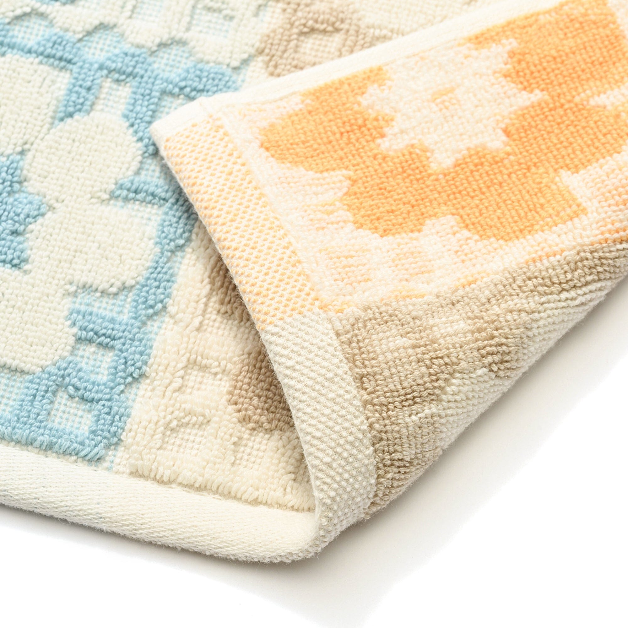 Antibacterial And Deodorizing Towel Mat Crochet Pattern Orange