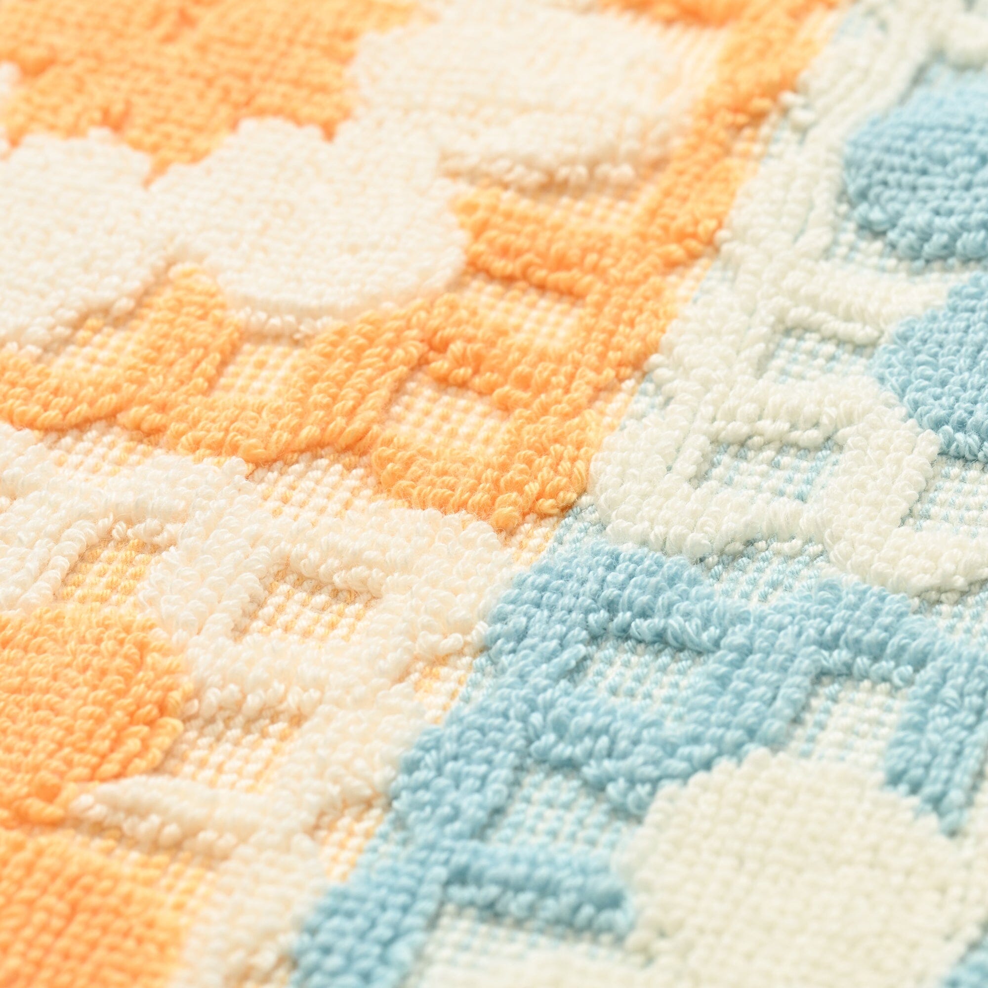 Antibacterial And Deodorizing Towel Mat Crochet Pattern Orange