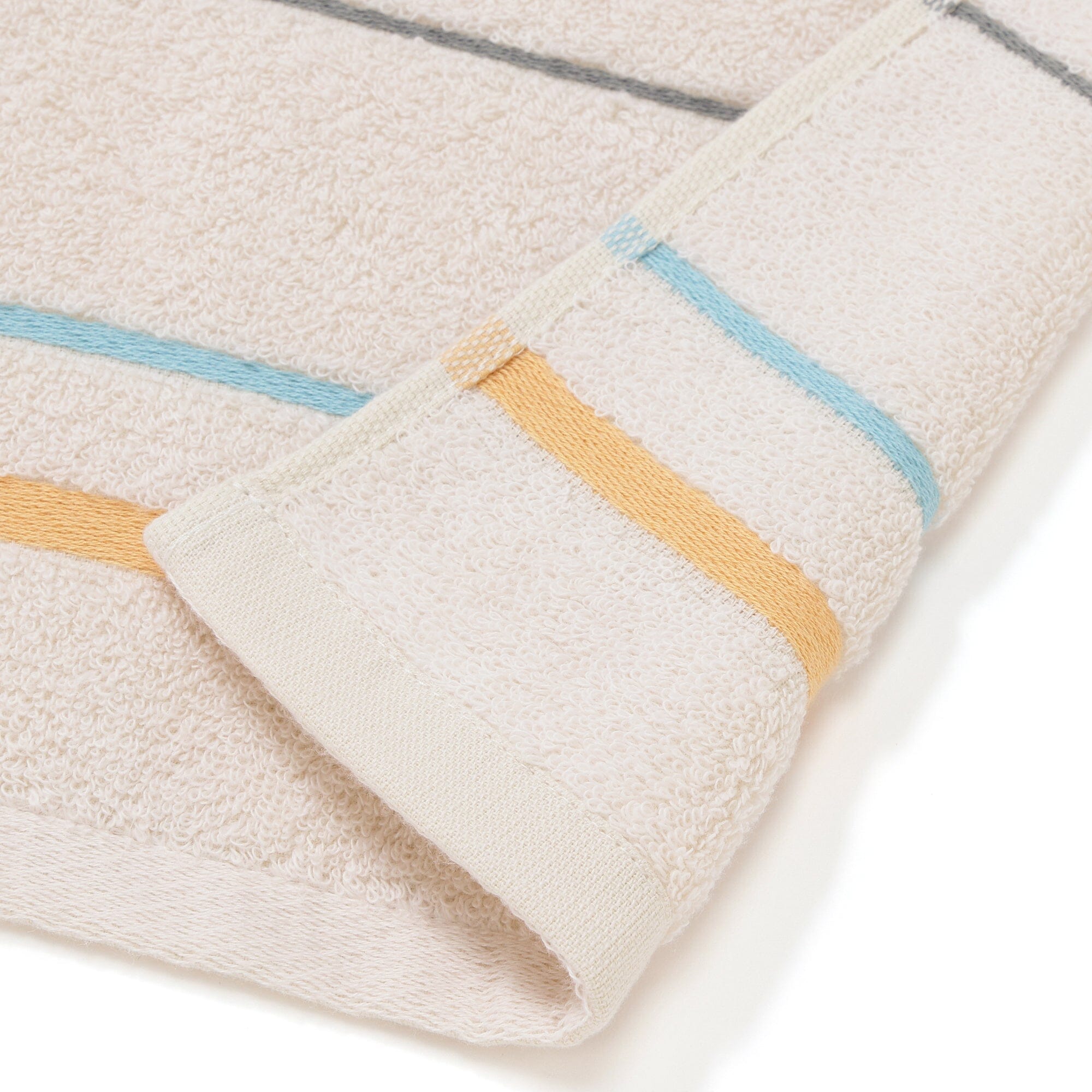 Antibacterial And Deodorizing Pastel Edge Bath Towel Orange