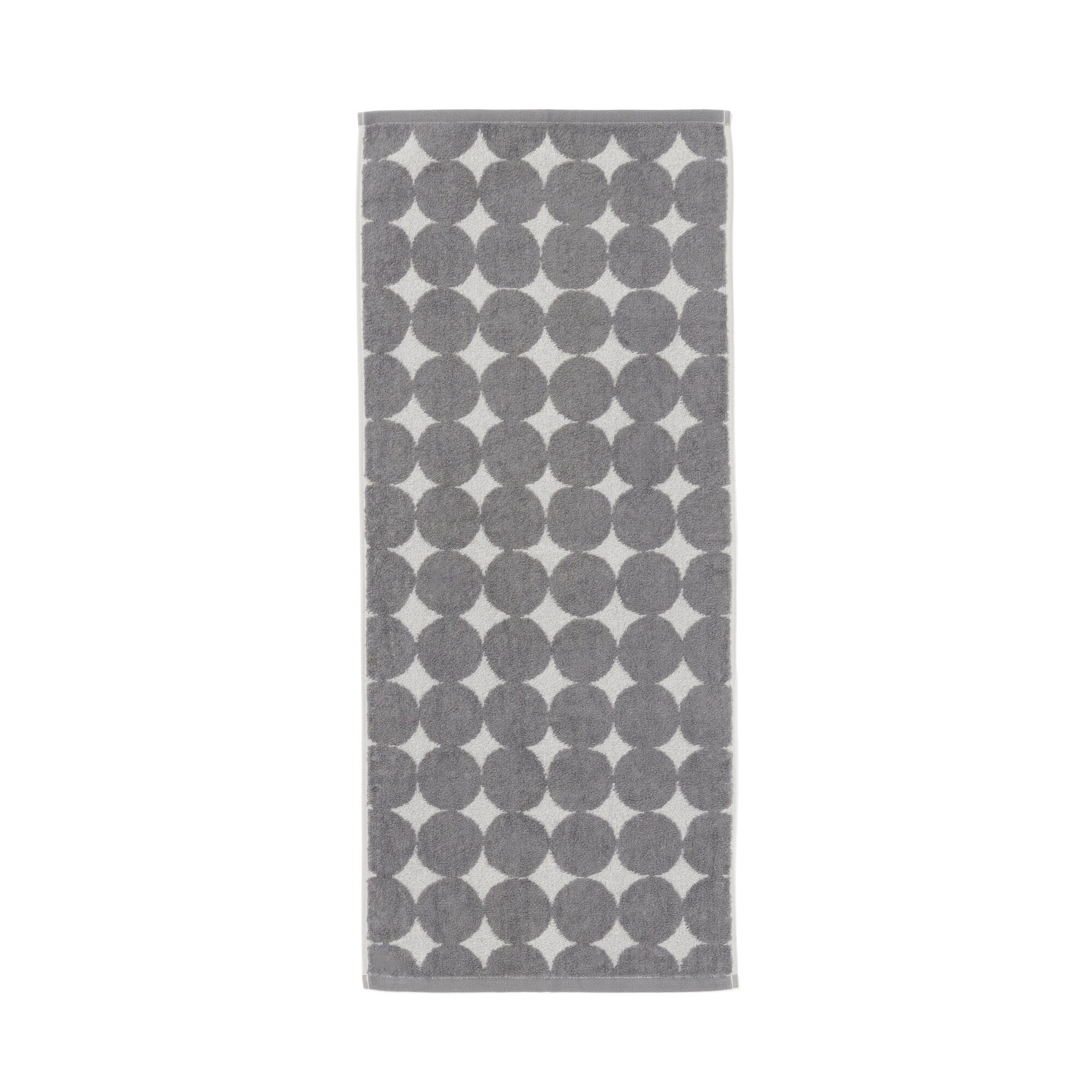 Vale Set Bath Towel Dot Gray