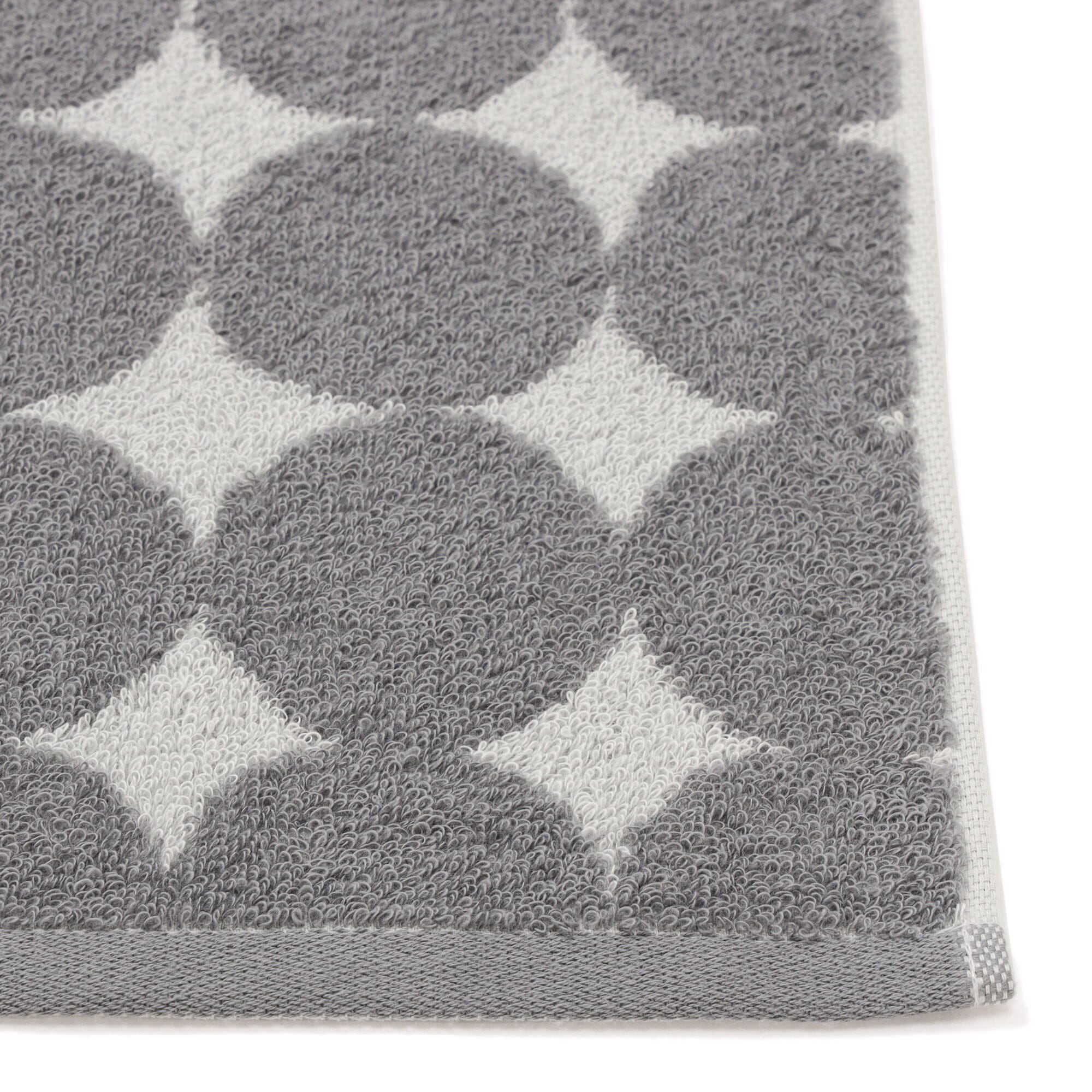 Vale Set Bath Towel Dot Gray