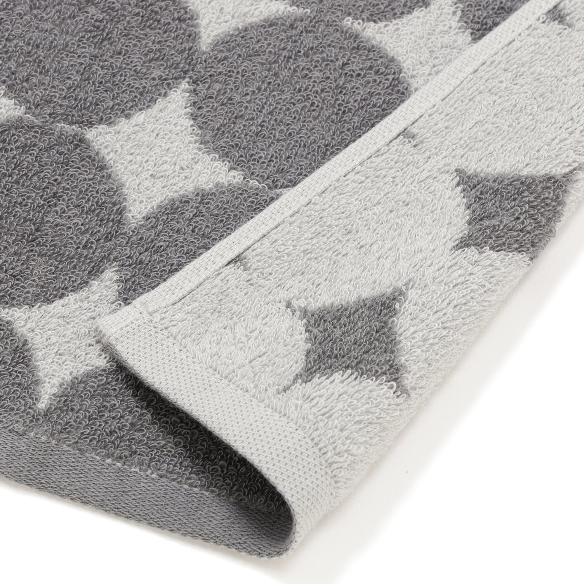 Vale Set Bath Towel Dot Gray