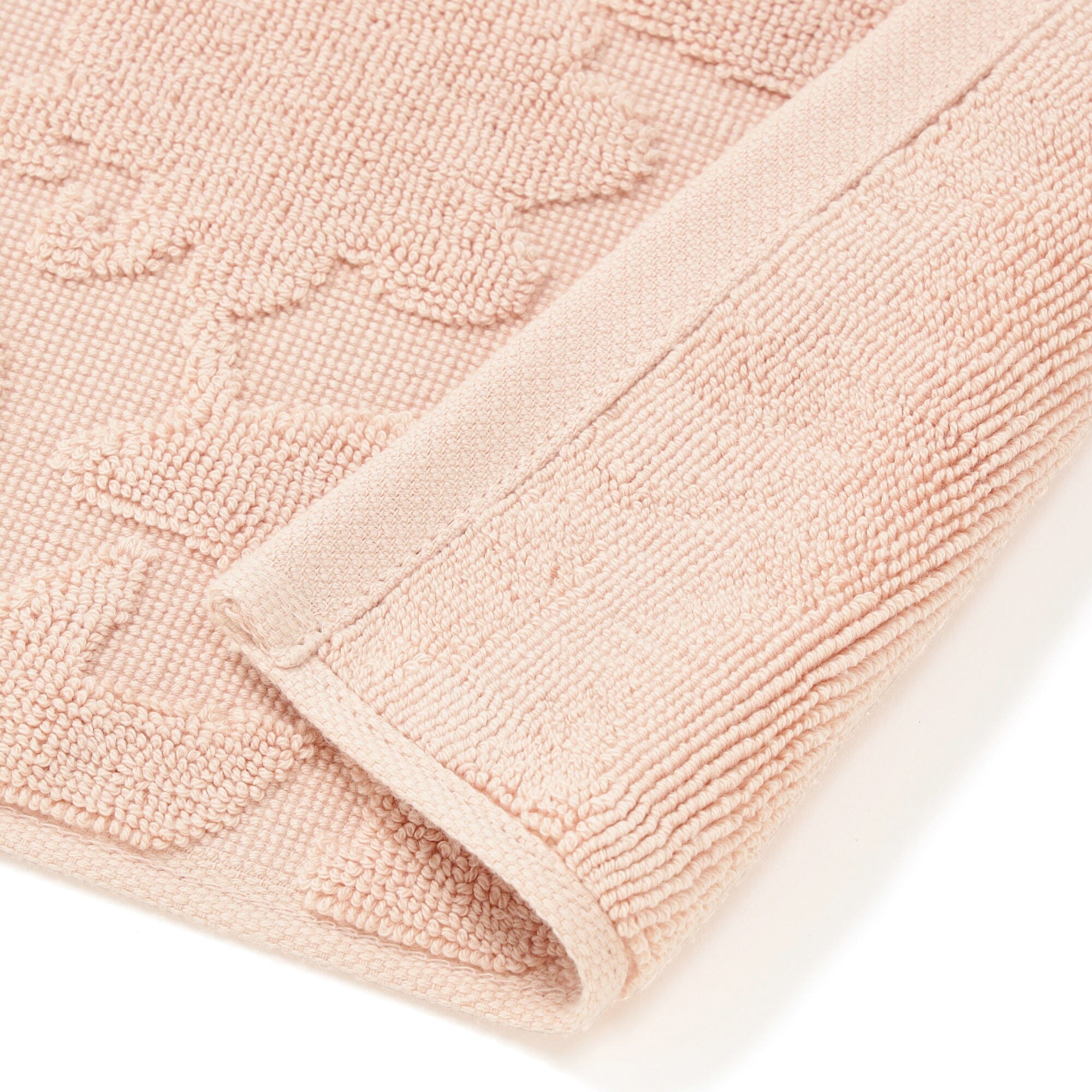 Vale Set Towel Mat Flower Pink