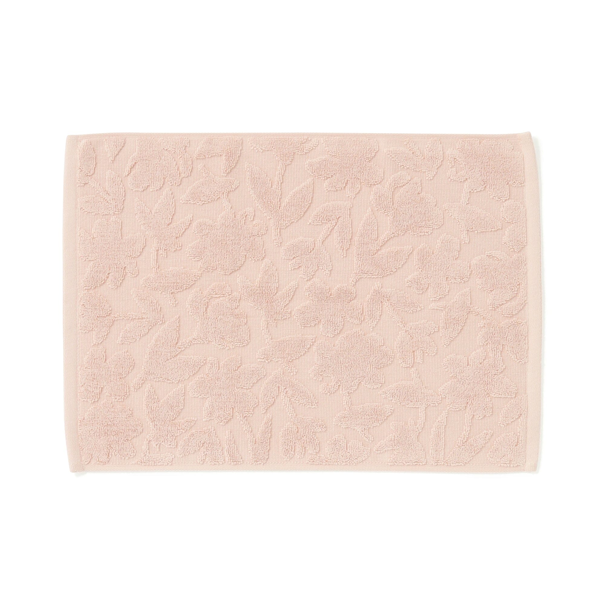Vale Set Towel Mat Flower Pink