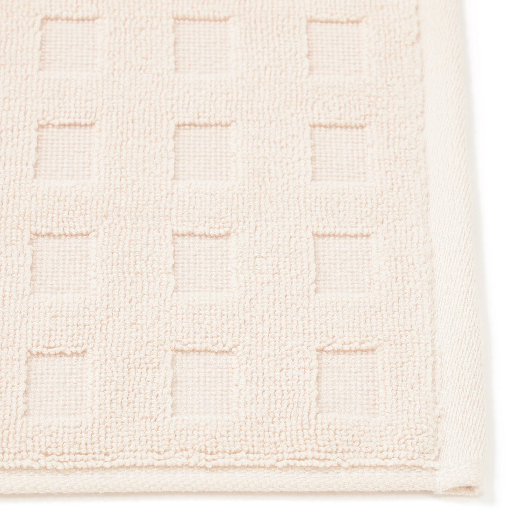 Vale Set Towel Mat Flower Pink
