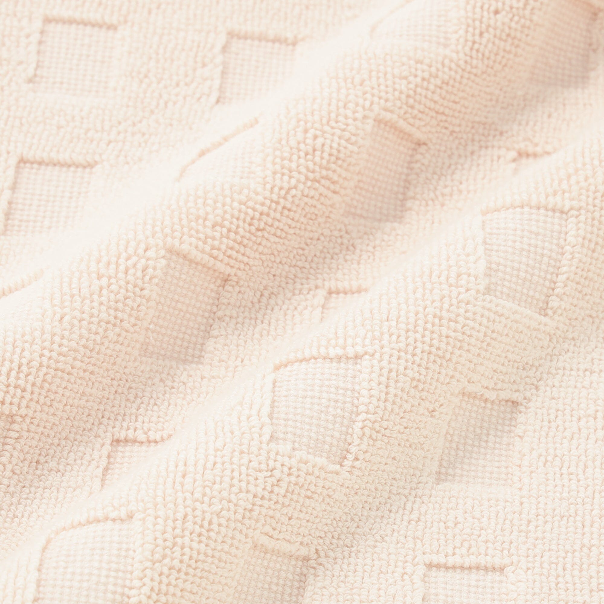 Vale Set Towel Mat Flower Pink