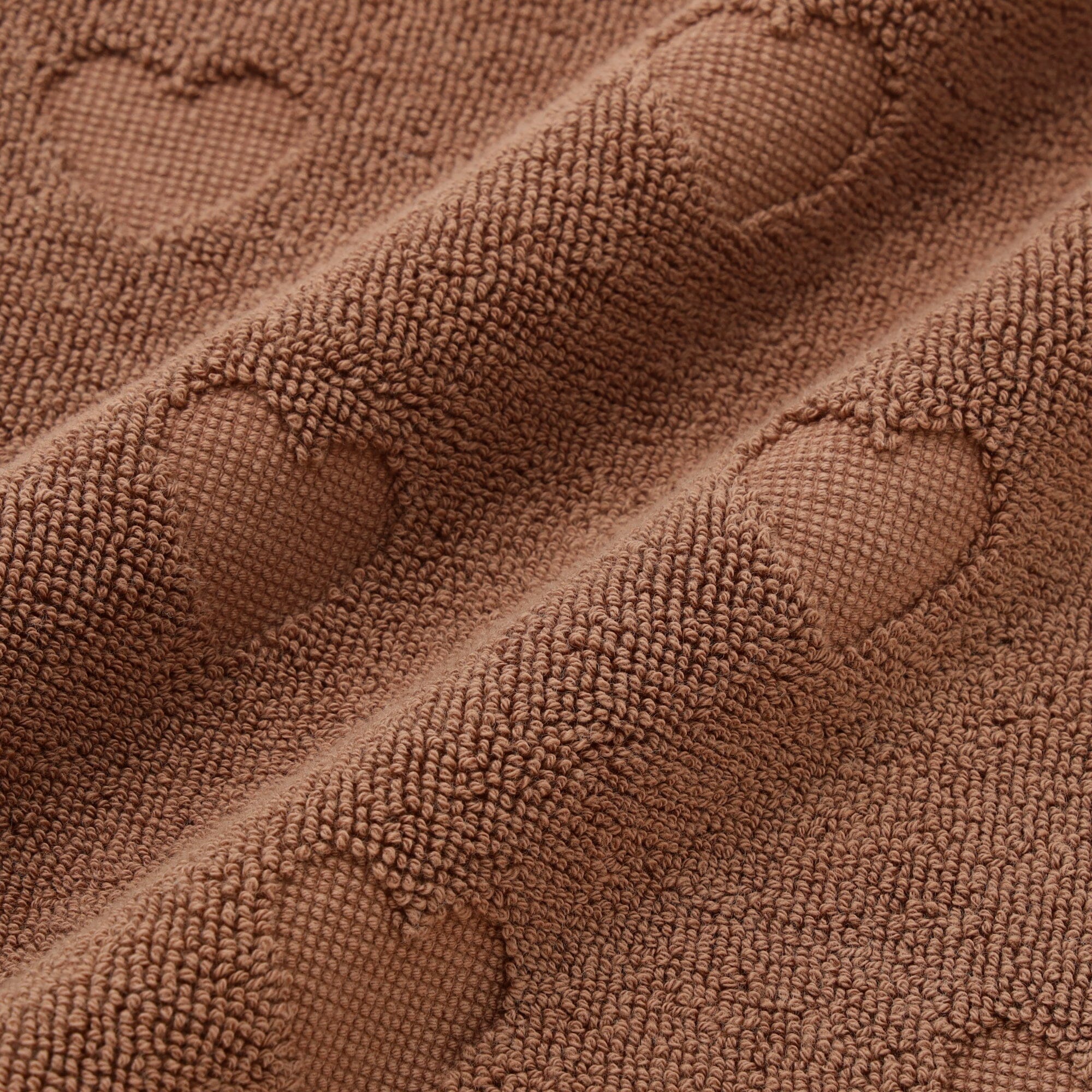 Vale Set Towel Mat Heart Brown