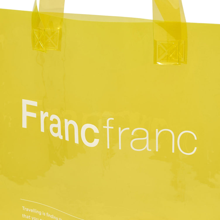 Clear Tote Bag  Yellow