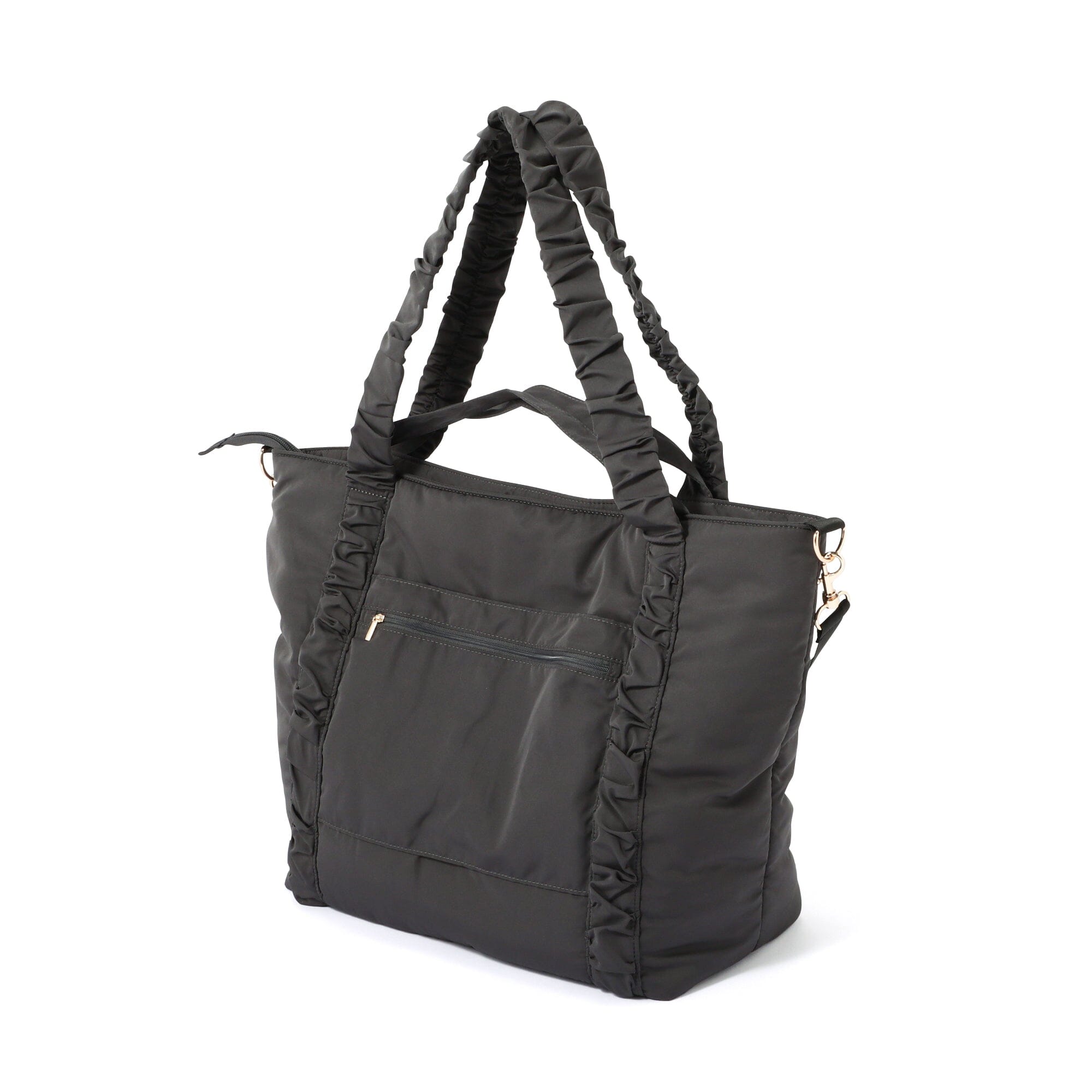 Classic Flower Travel Bag   Dark Grey