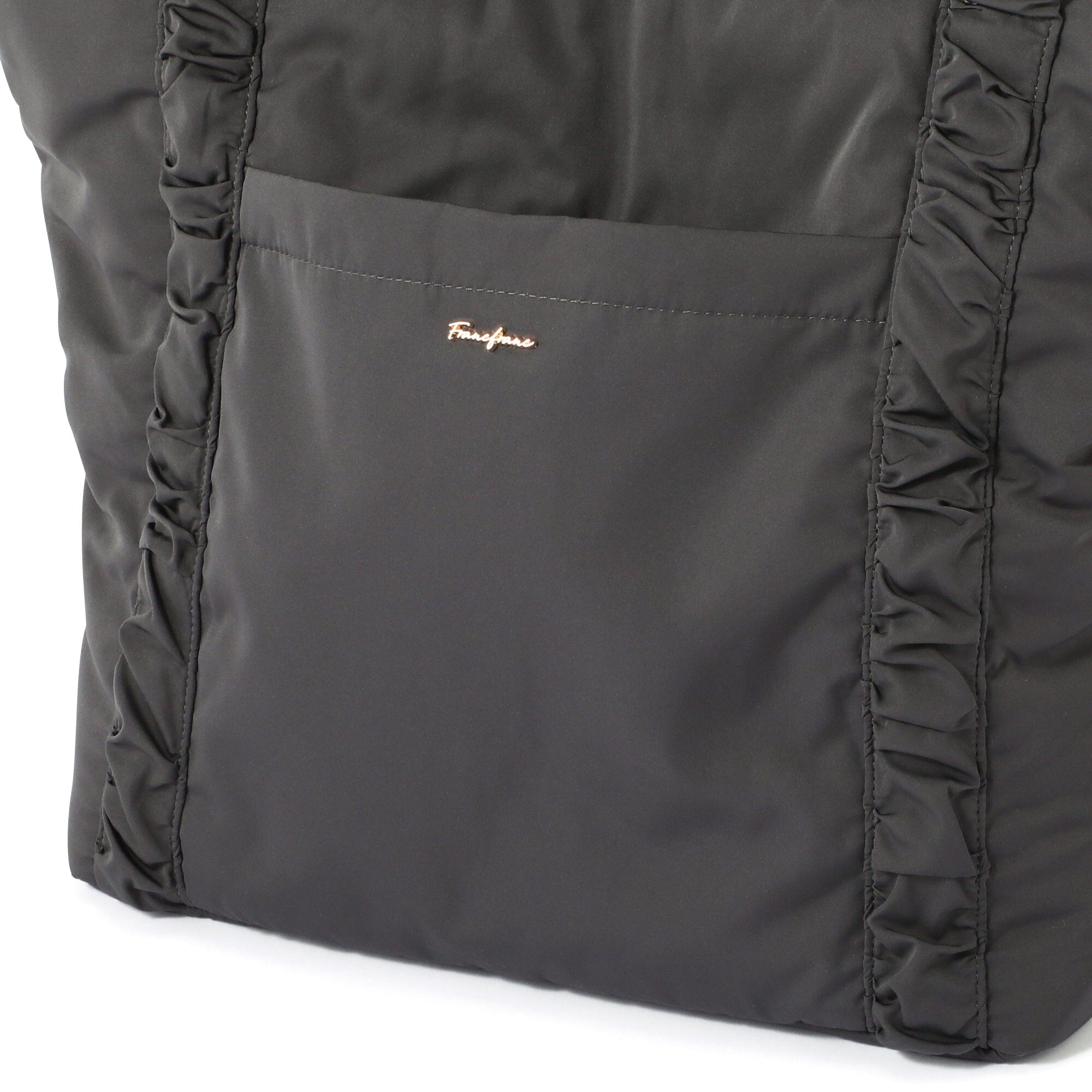 Classic Flower Travel Bag   Dark Grey