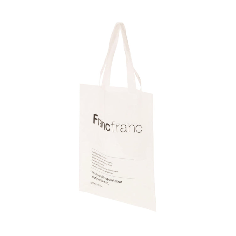 Clear Tote Bag White