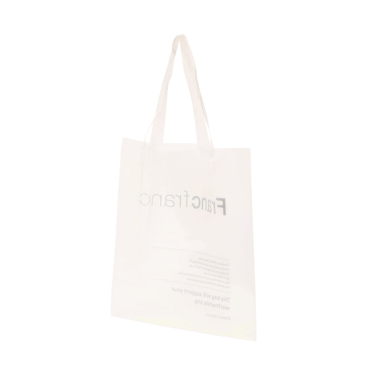 Clear Tote Bag White