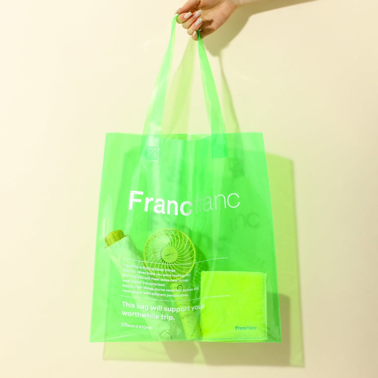 Clear Tote Bag Green