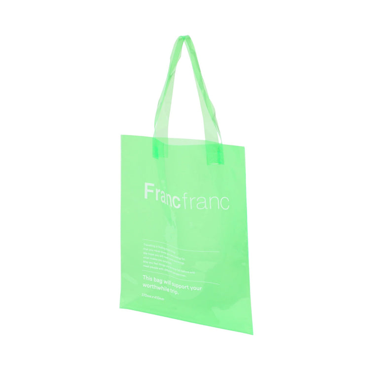 Clear Tote Bag Green