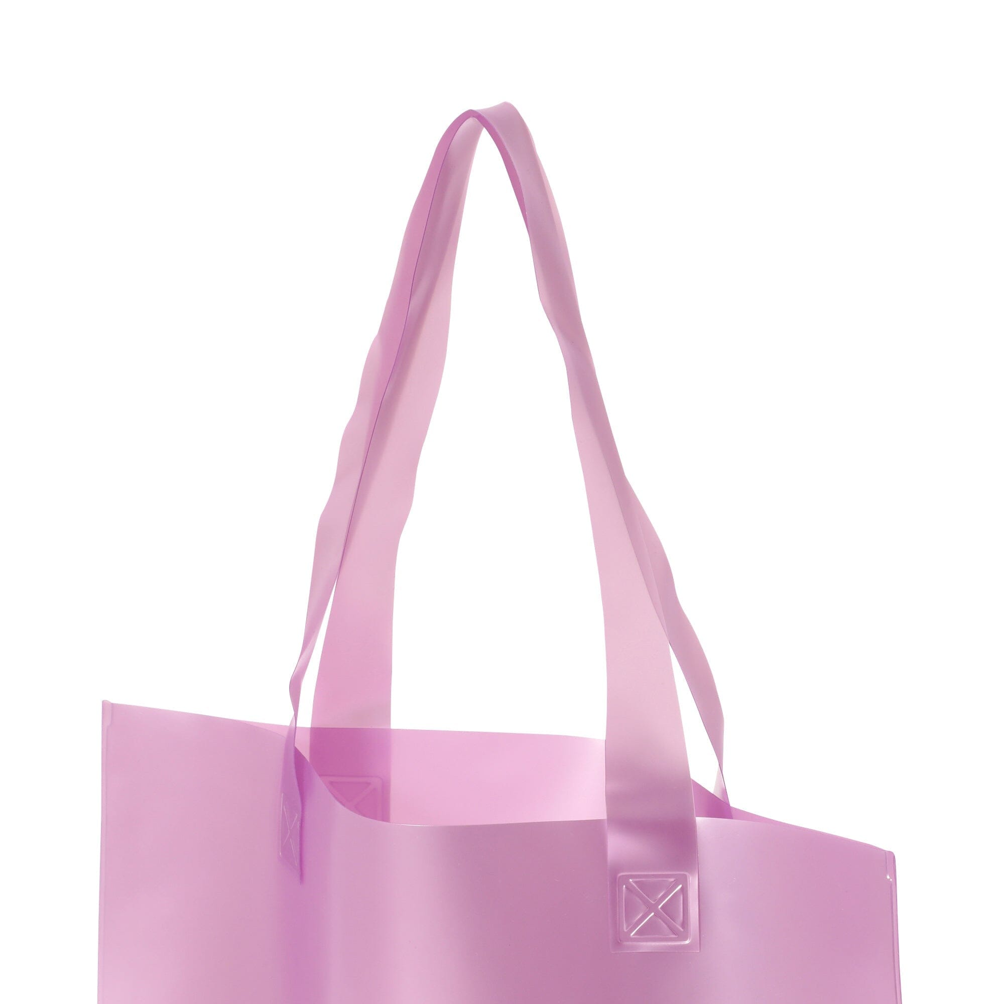 CLEAR 透明手提袋 珍珠紫色