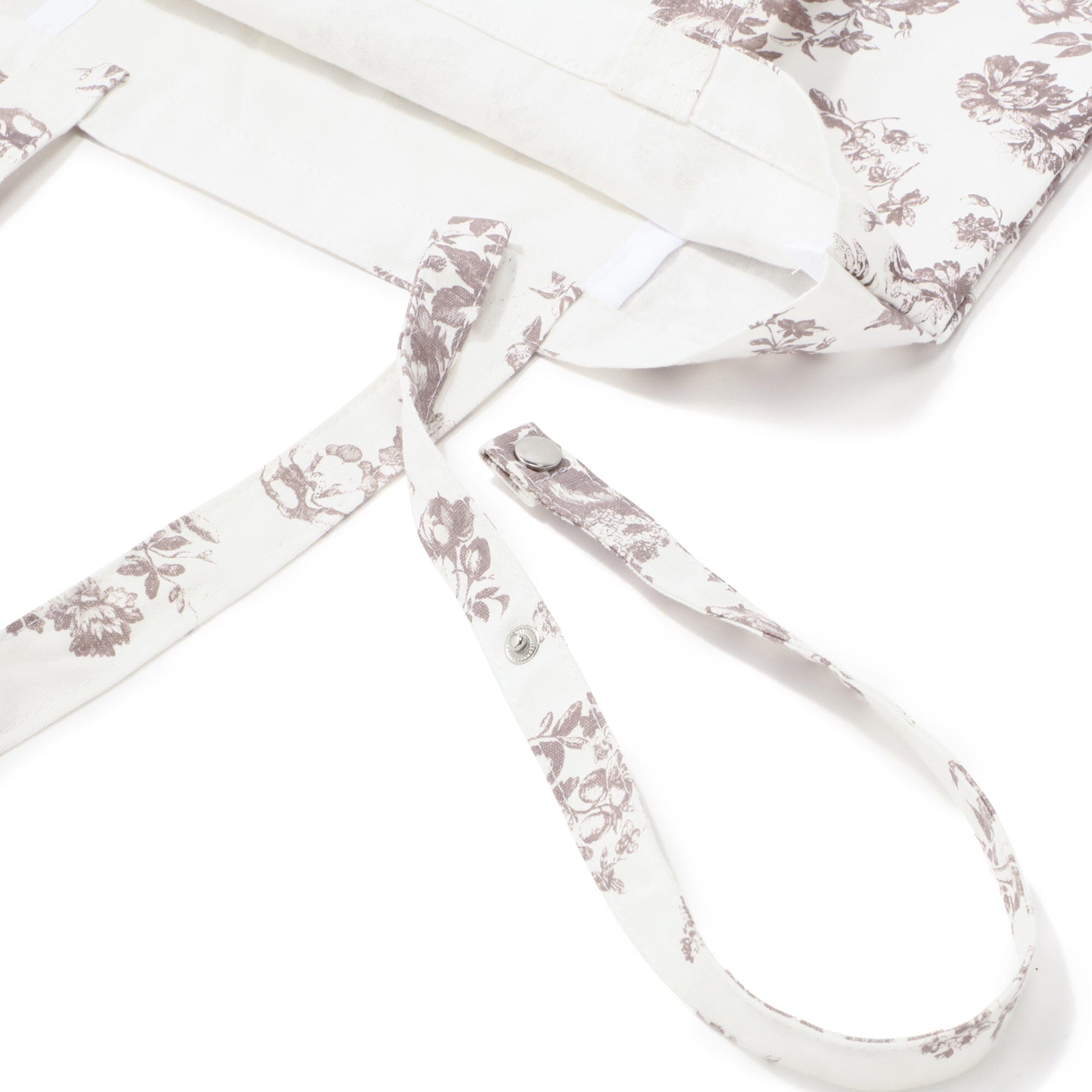 手提包 經典花朵 小號 米色