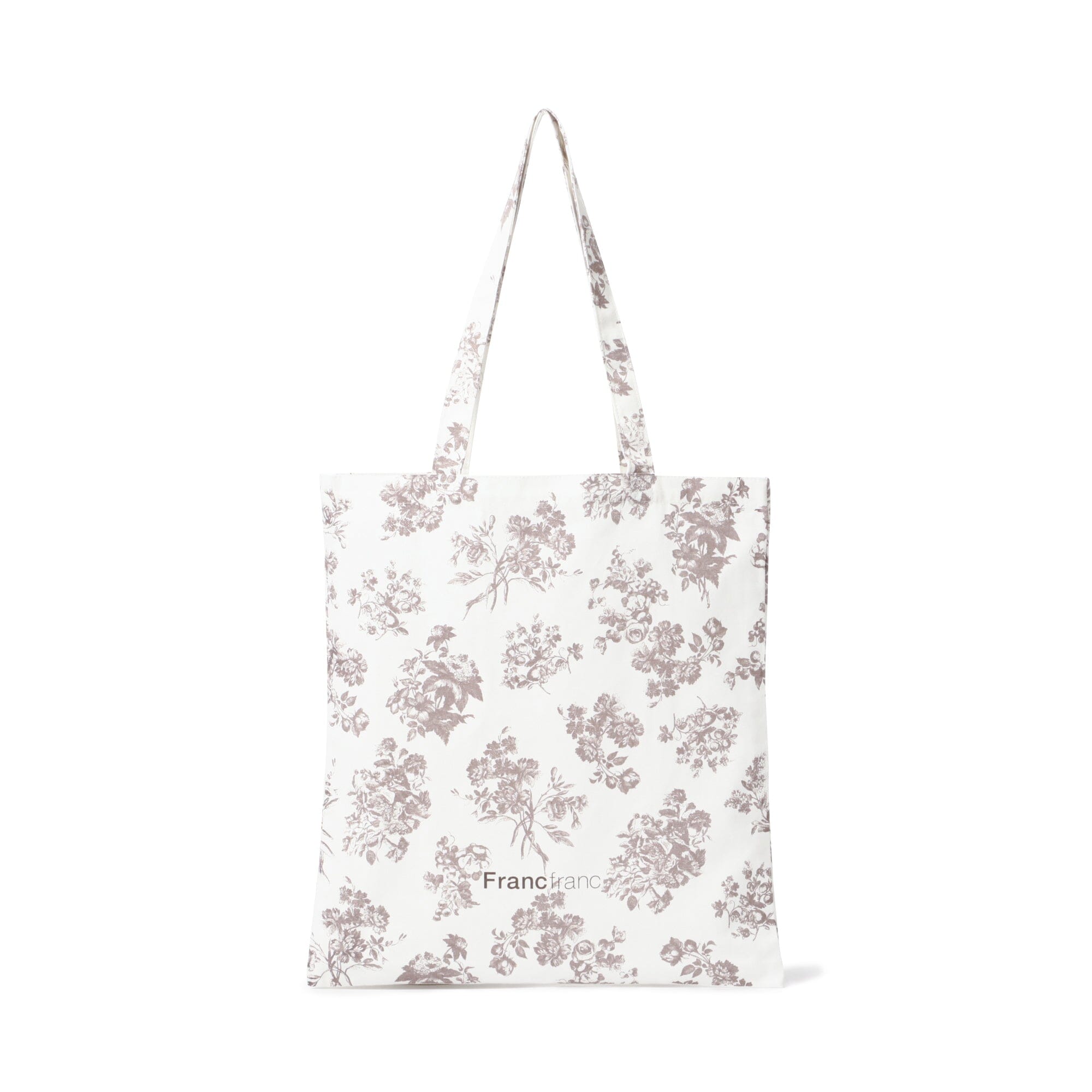 Logo Tote 2 Classic Flower Small Beige