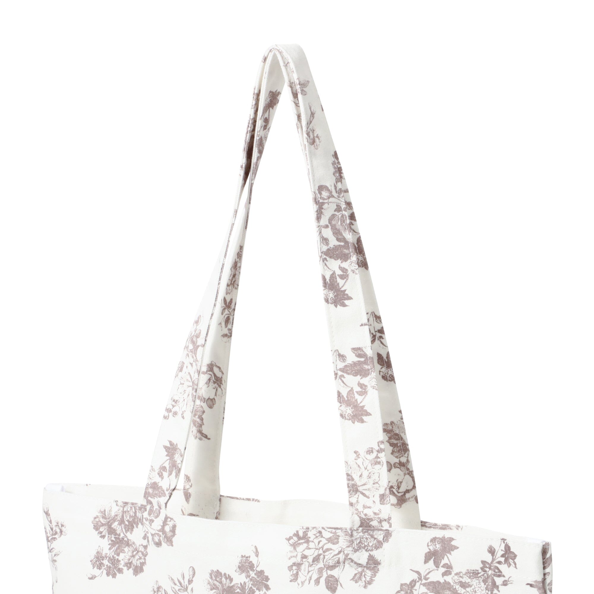 Logo Tote 2 Classic Flower Small Beige