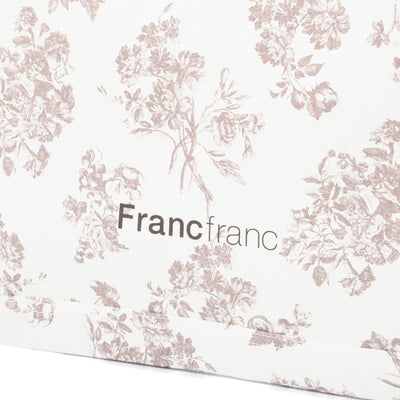 Logo Tote Bag 2 Classic Flower Large Beige