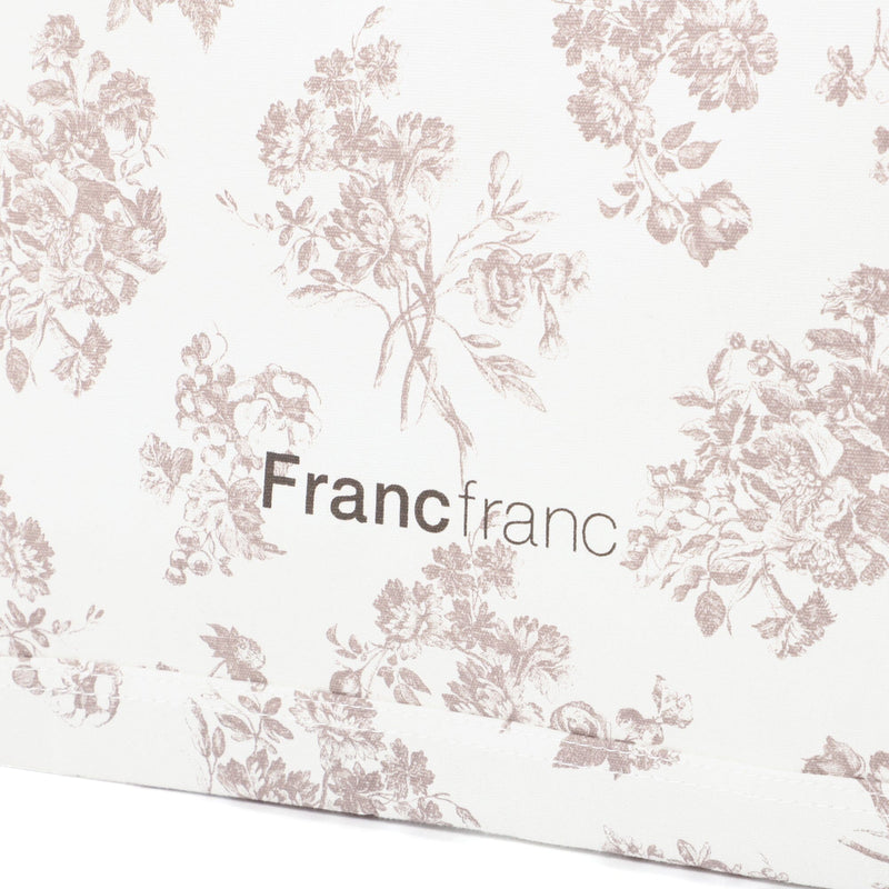 Logo Tote Bag 2 Classic Flower Large Beige