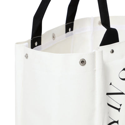Logo Tote Bag 2 Typography Large Ivory