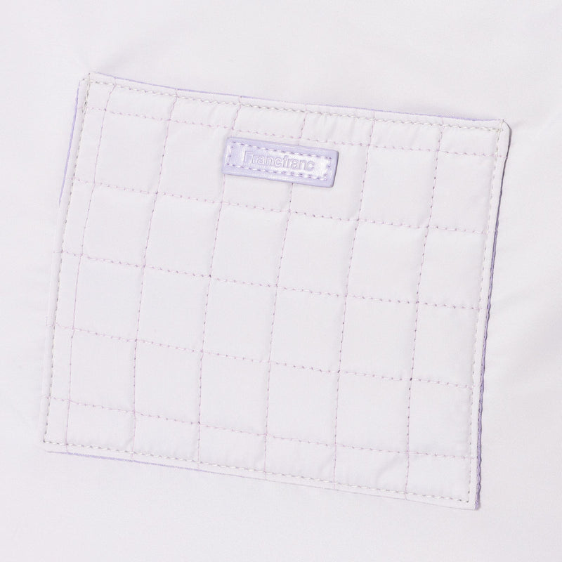 Pop Stitch Quilt Carry-On Tote Light Grey