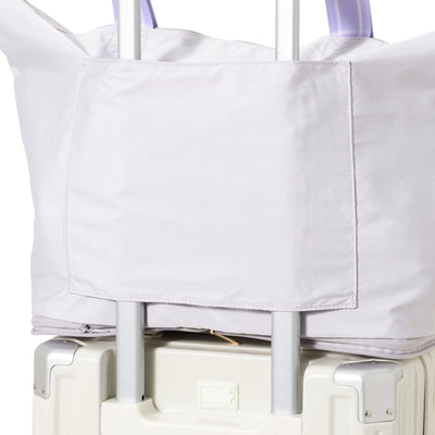 Pop Stitch Quilt Carry-On Tote Light Grey