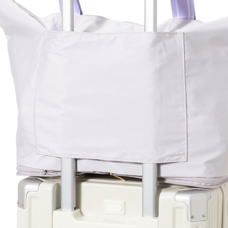 Pop Stitch Quilt Carry-On Tote Light Grey