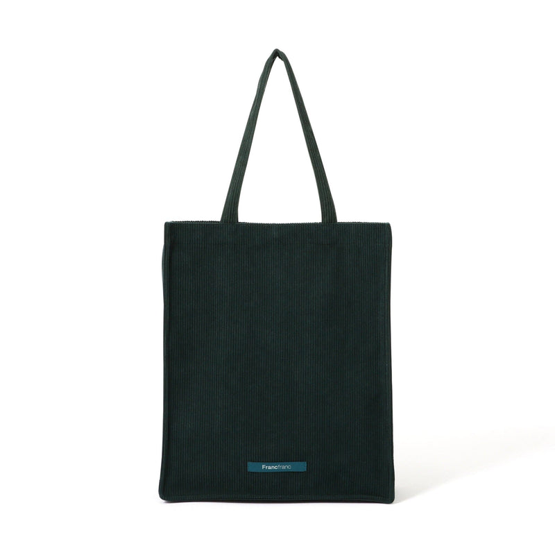 Logo Tote Bag Corduroy Medium Green