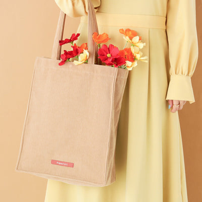 Logo Tote Bag Tweed Medium Gray