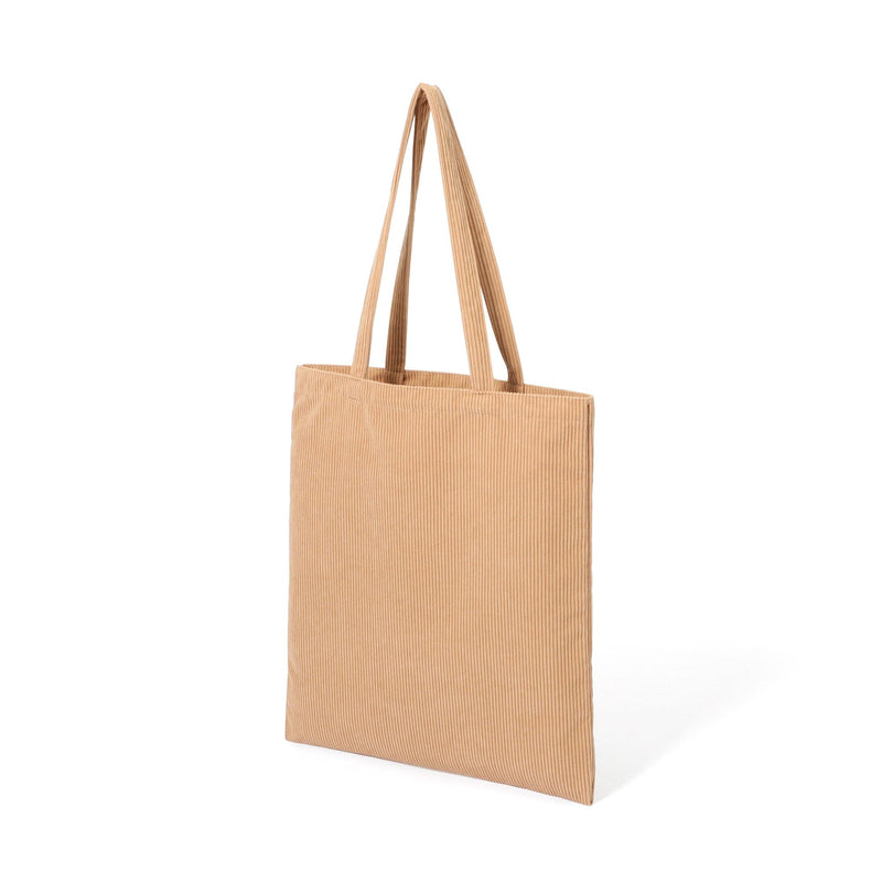 Logo Tote Bag Corduroy Small Beige