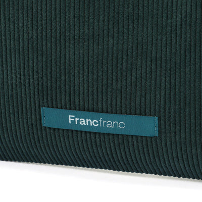 Logo Tote Bag Corduroy Small Green