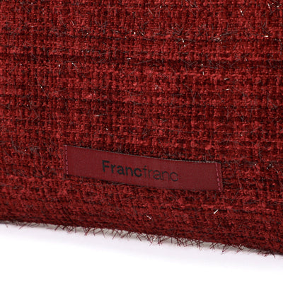 Logo Tote Bag Tweed Small Red