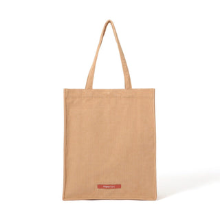 Logo Tote Bag Corduroy Medium Beige