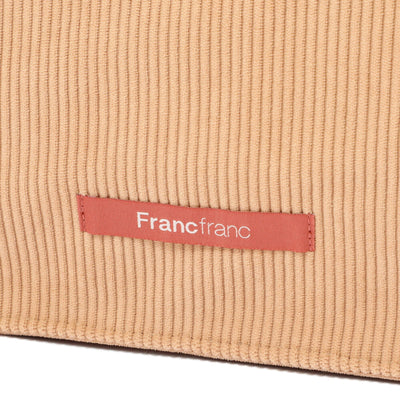 Logo Tote Bag Corduroy Medium Beige