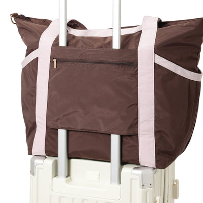 Modern Palette Travel Bag Brown x Pink