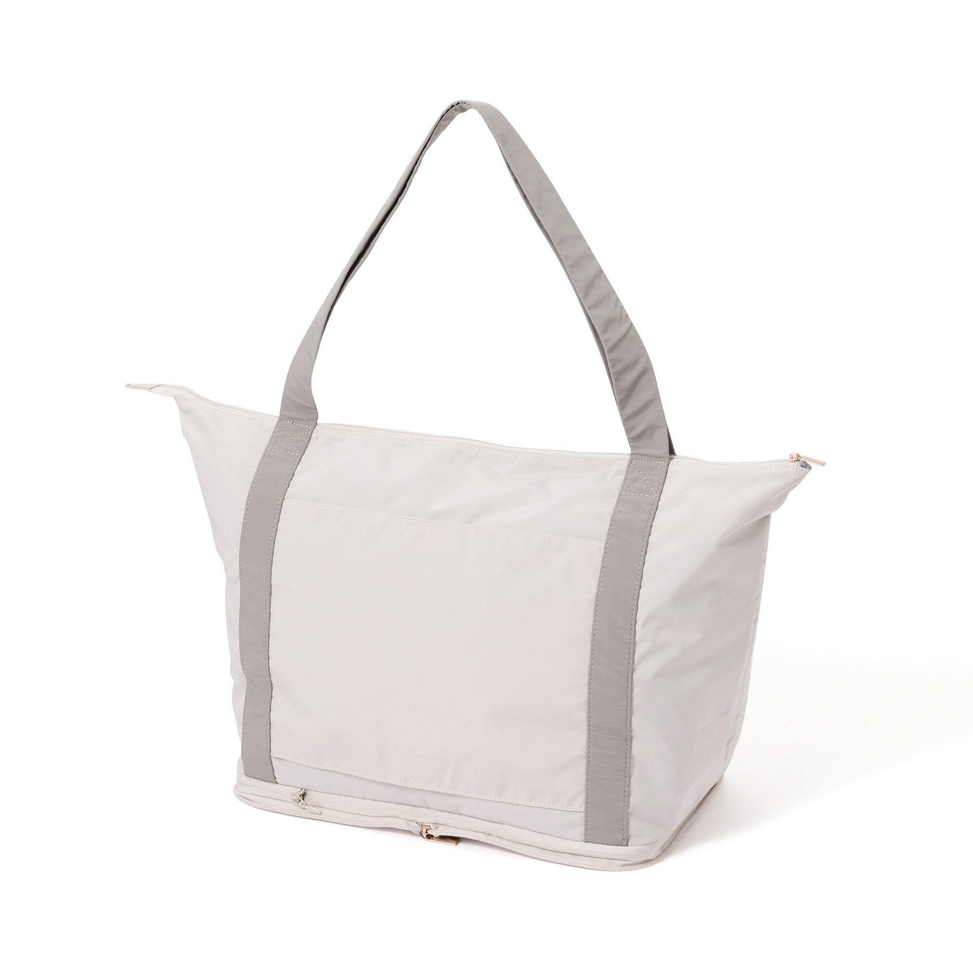 Modern Palette 2-Way Carry-On Tote Beige x Gray